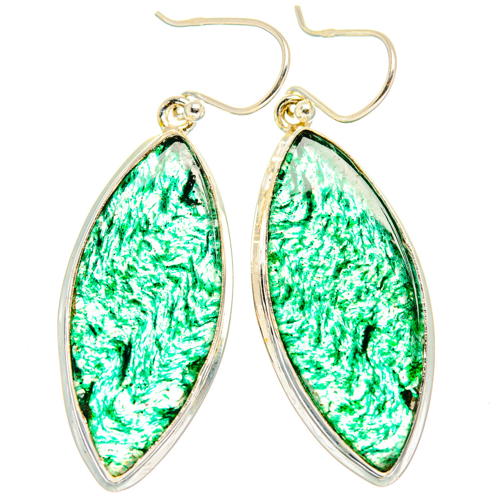 Green Aventurine Earrings handcrafted by Ana Silver Co - EARR427860 - Photo 2