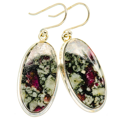 Russian Eudialyte Earrings handcrafted by Ana Silver Co - EARR427861 - Photo 2
