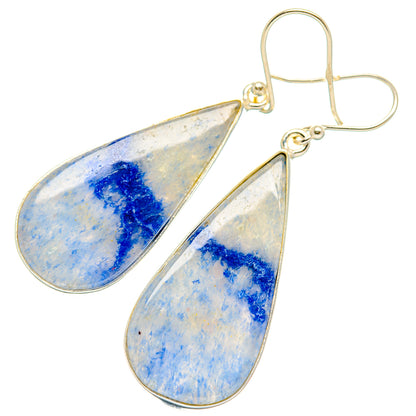 Sodalite Earrings handcrafted by Ana Silver Co - EARR427868 - Photo 2