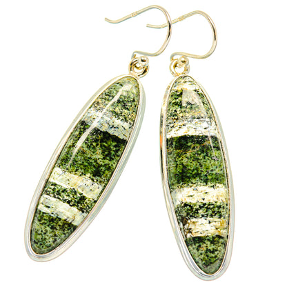 Green Swiss Opal Earrings handcrafted by Ana Silver Co - EARR427869 - Photo 2