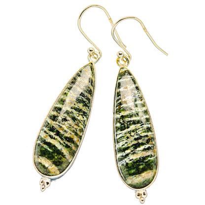 Green Swiss Opal Earrings handcrafted by Ana Silver Co - EARR427874 - Photo 2