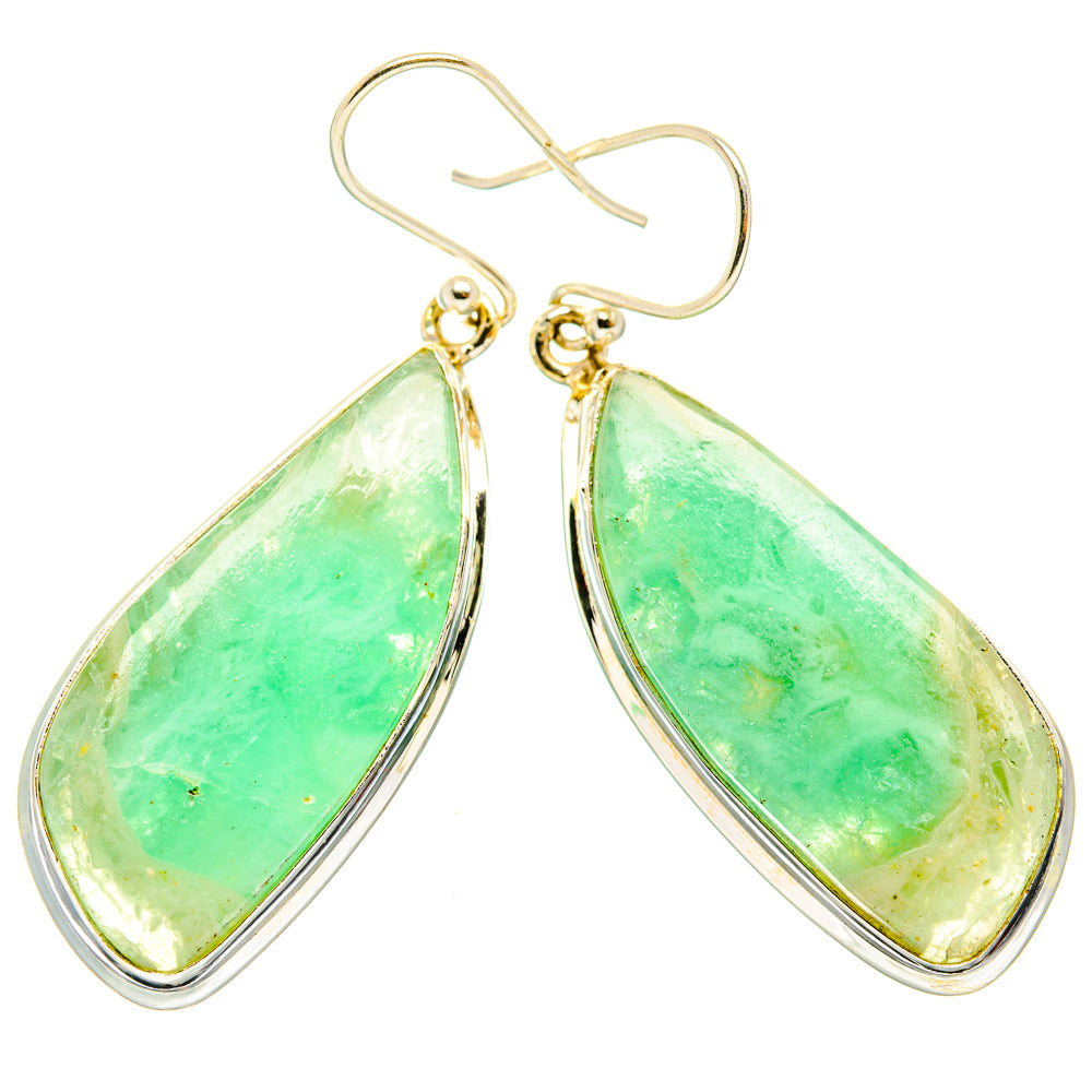 Lemon Jasper Earrings handcrafted by Ana Silver Co - EARR427881 - Photo 2
