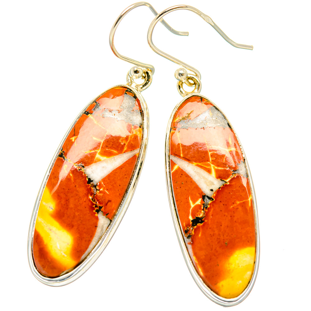 Maligano Jasper Earrings handcrafted by Ana Silver Co - EARR427886 - Photo 2