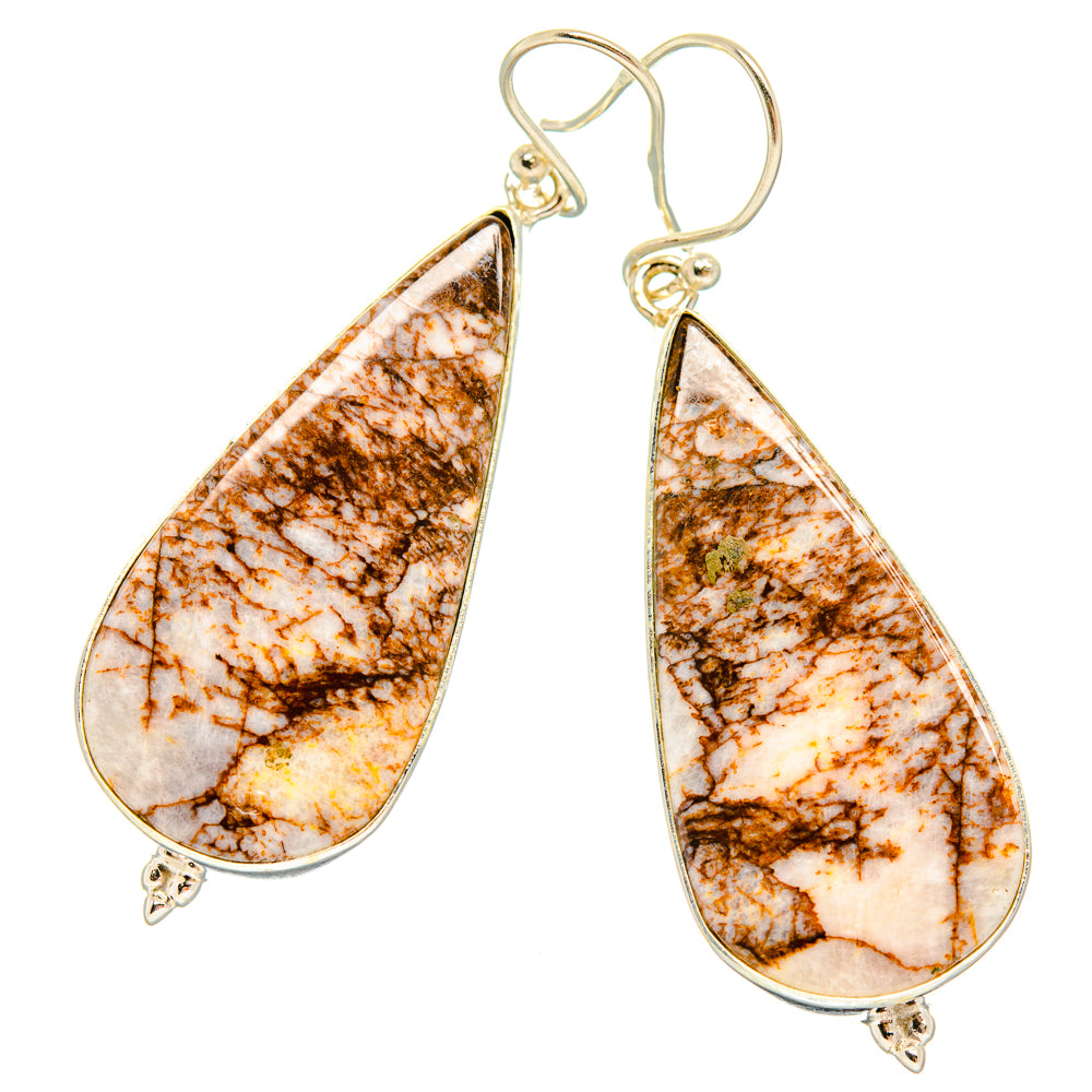 Dendritic Agate Earrings handcrafted by Ana Silver Co - EARR427892 - Photo 2