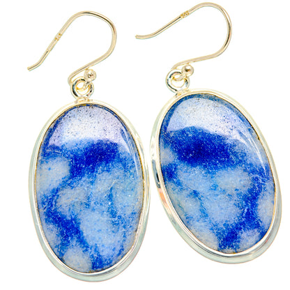 Sodalite Earrings handcrafted by Ana Silver Co - EARR427893 - Photo 2