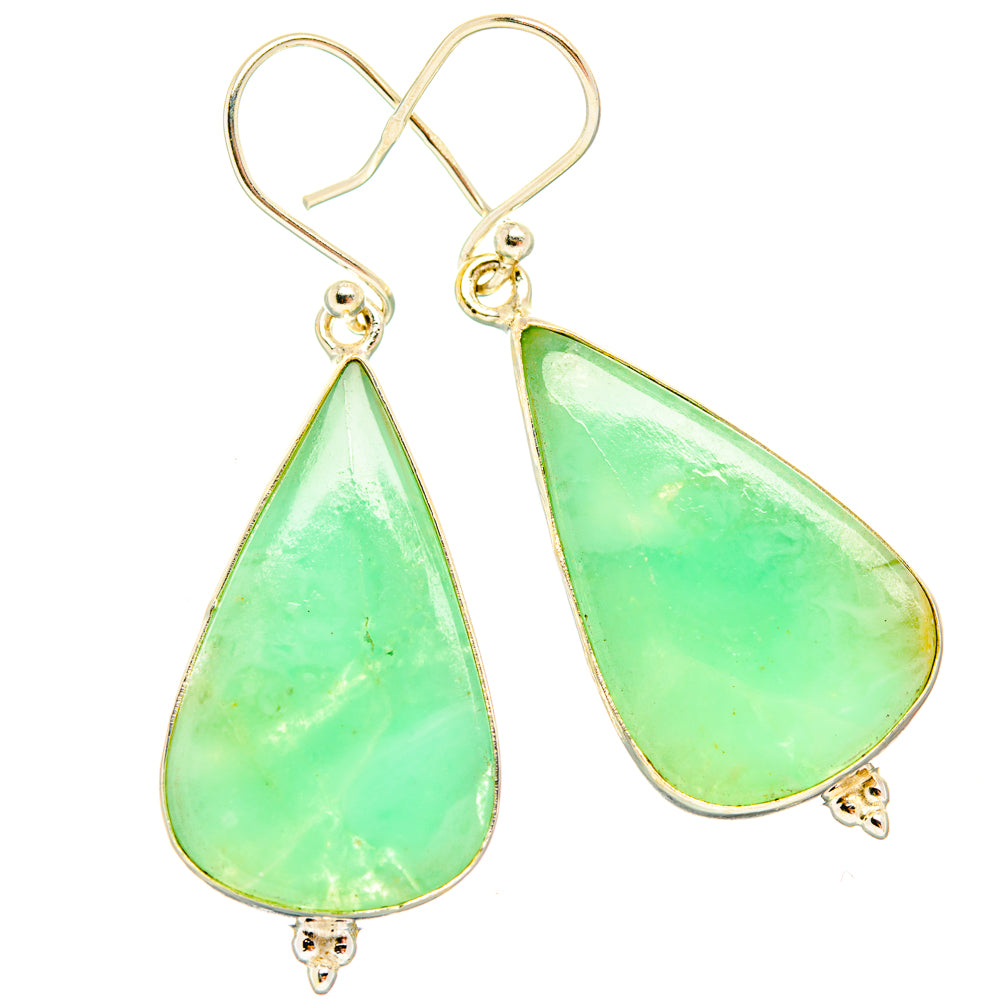 Lemon Jasper Earrings handcrafted by Ana Silver Co - EARR427896 - Photo 2