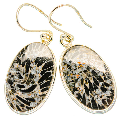 Stingray Coral Earrings handcrafted by Ana Silver Co - EARR427897 - Photo 2