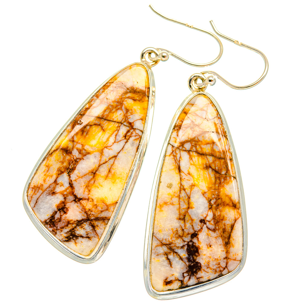 Dendritic Agate Earrings handcrafted by Ana Silver Co - EARR427901 - Photo 2