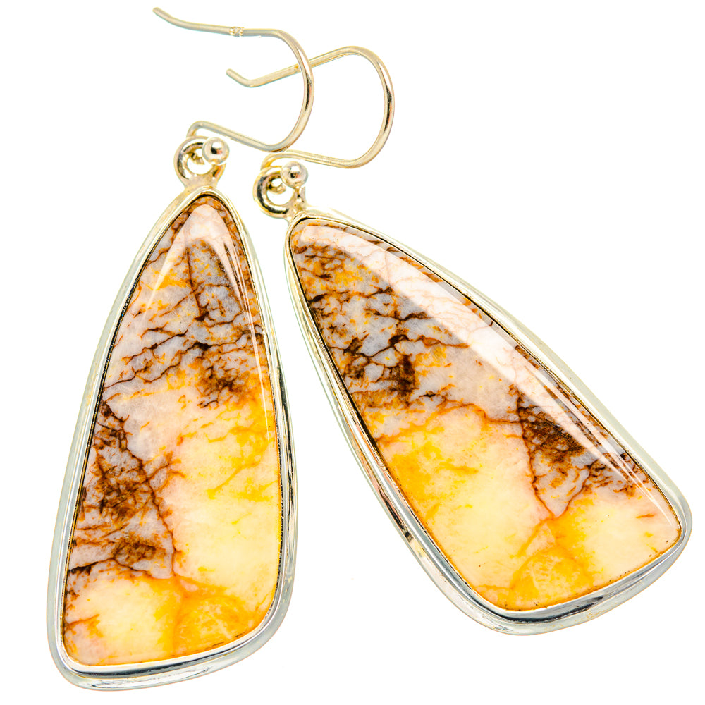 Dendritic Agate Earrings handcrafted by Ana Silver Co - EARR427905 - Photo 2
