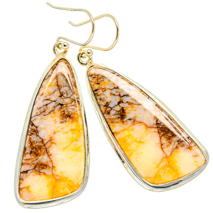 Dendritic Agate Earrings handcrafted by Ana Silver Co - EARR427905 - Photo 2