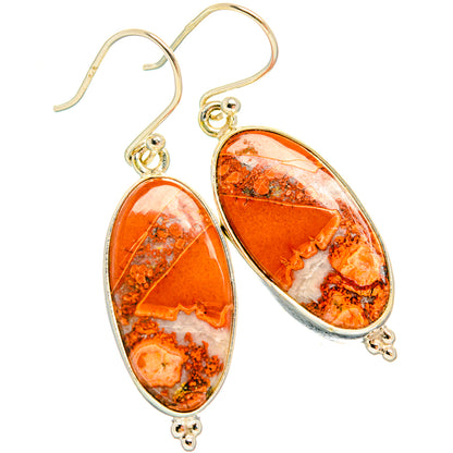 Ocean Jasper Earrings handcrafted by Ana Silver Co - EARR427912 - Photo 2
