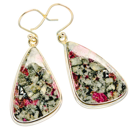 Russian Eudialyte Earrings handcrafted by Ana Silver Co - EARR427913 - Photo 2