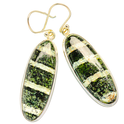 Green Swiss Opal Earrings handcrafted by Ana Silver Co - EARR427920 - Photo 2