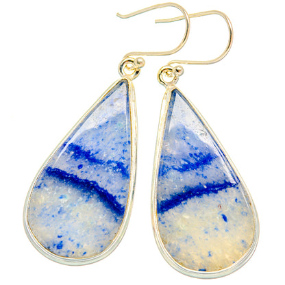 Sodalite Earrings handcrafted by Ana Silver Co - EARR427921 - Photo 2