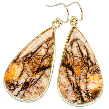 Dendritic Agate Earrings handcrafted by Ana Silver Co - EARR427922 - Photo 2