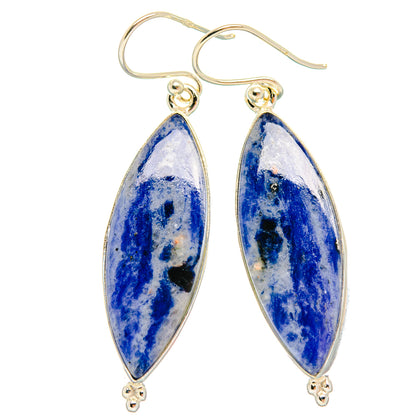 Sodalite Earrings handcrafted by Ana Silver Co - EARR427926 - Photo 2