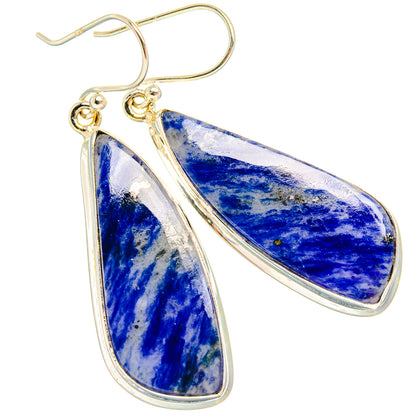 Sodalite Earrings handcrafted by Ana Silver Co - EARR427936 - Photo 2