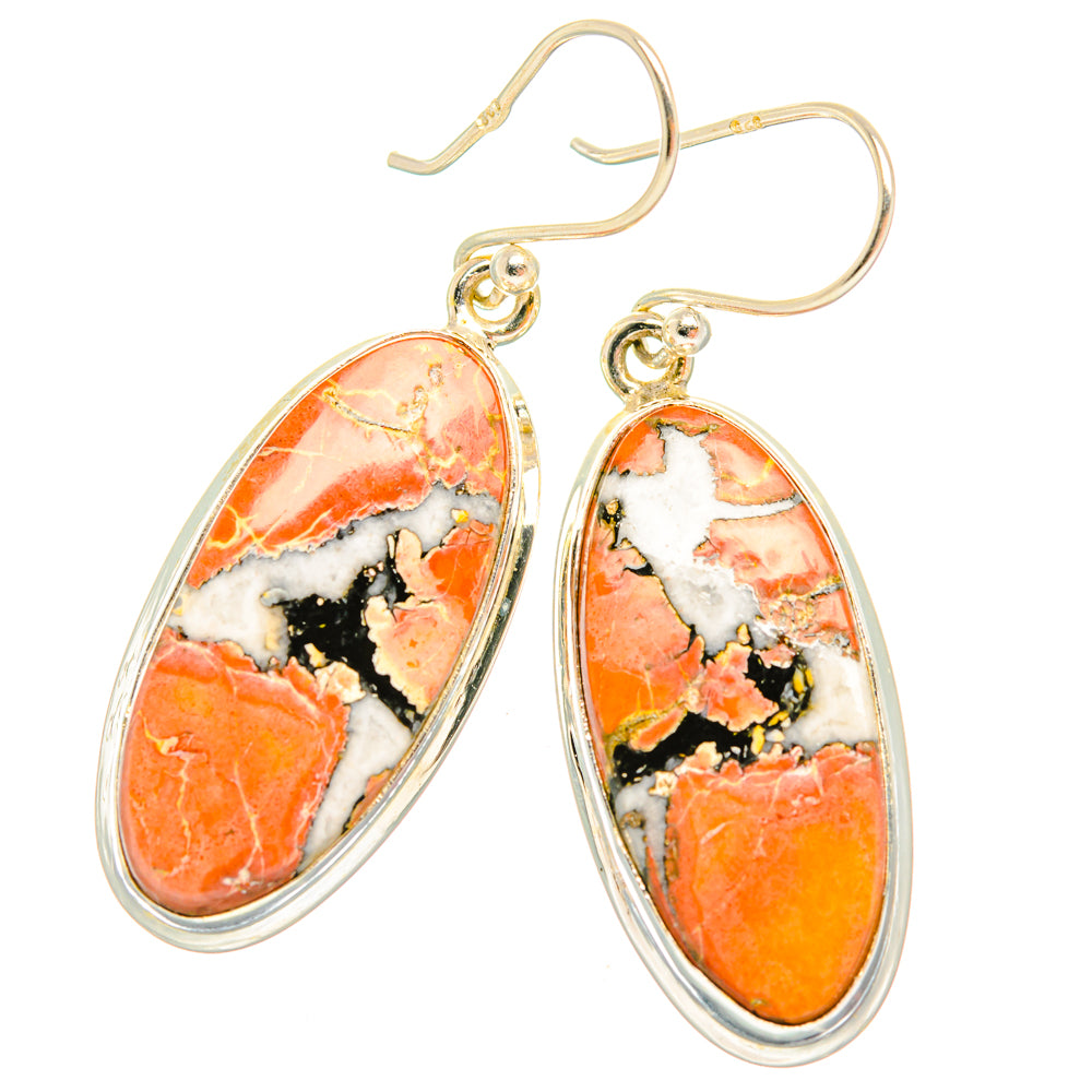 Maligano Jasper Earrings handcrafted by Ana Silver Co - EARR427937 - Photo 2