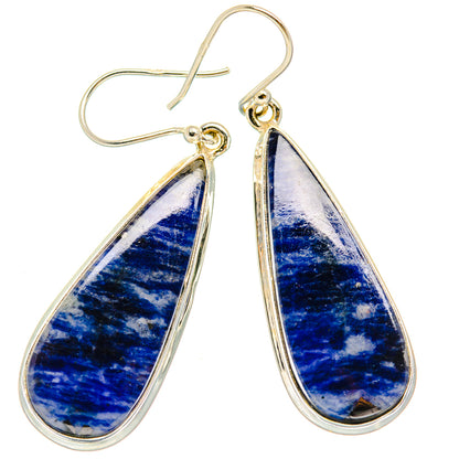 Sodalite Earrings handcrafted by Ana Silver Co - EARR427940 - Photo 2