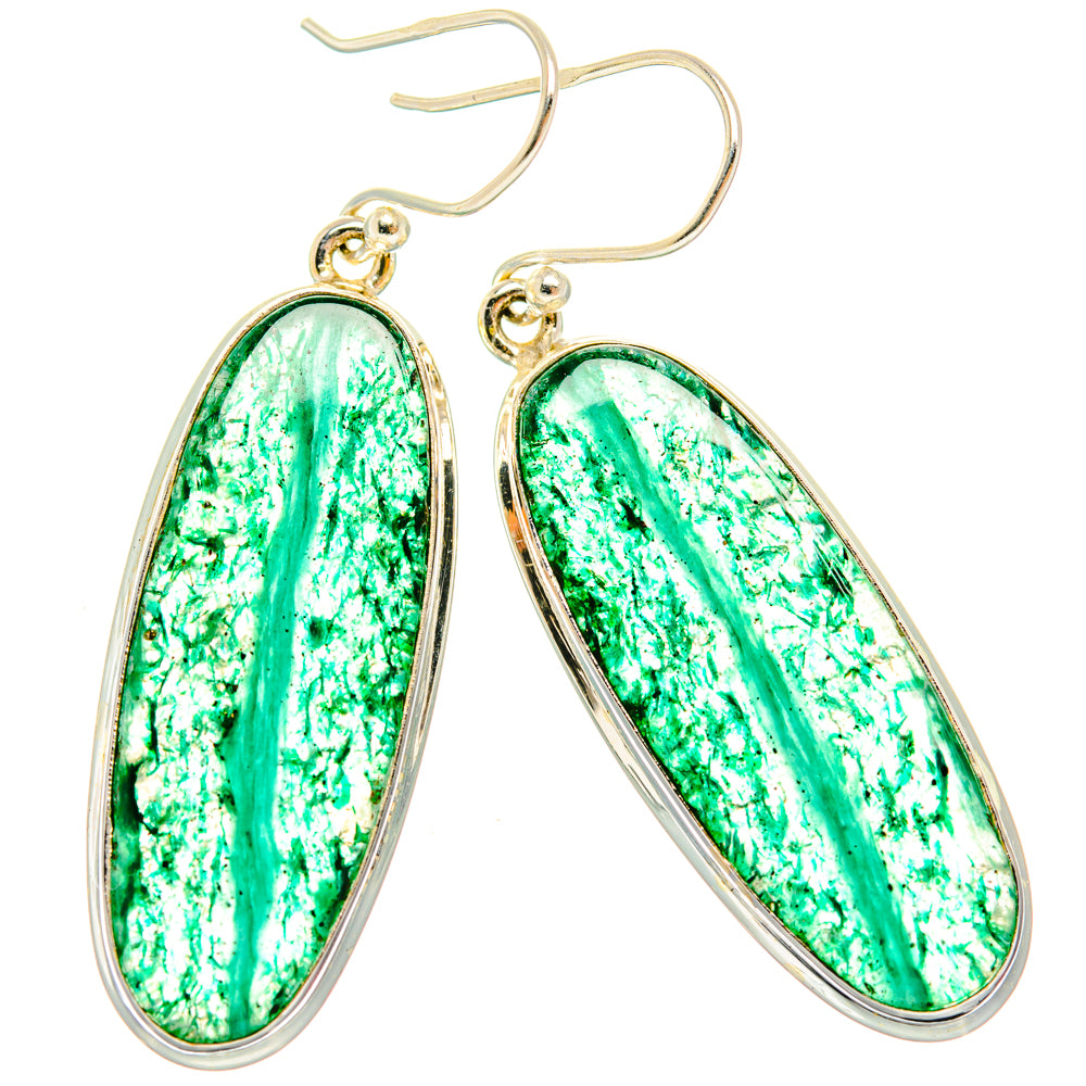 Green Aventurine Earrings handcrafted by Ana Silver Co - EARR427943 - Photo 2