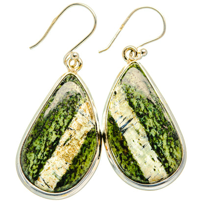 Green Swiss Opal Earrings handcrafted by Ana Silver Co - EARR427946 - Photo 2