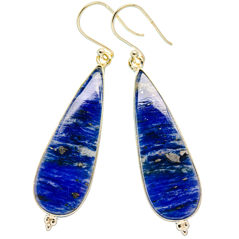 Sodalite Earrings handcrafted by Ana Silver Co - EARR427964 - Photo 2