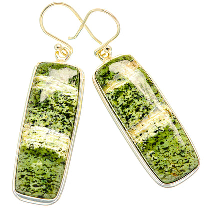 Green Swiss Opal Earrings handcrafted by Ana Silver Co - EARR427969 - Photo 2