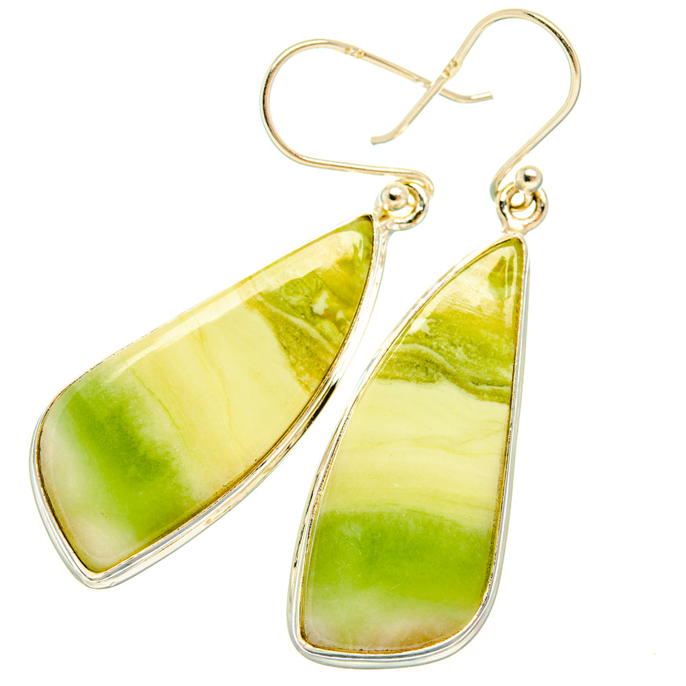 Peruvian Opal Earrings handcrafted by Ana Silver Co - EARR427974 - Photo 2