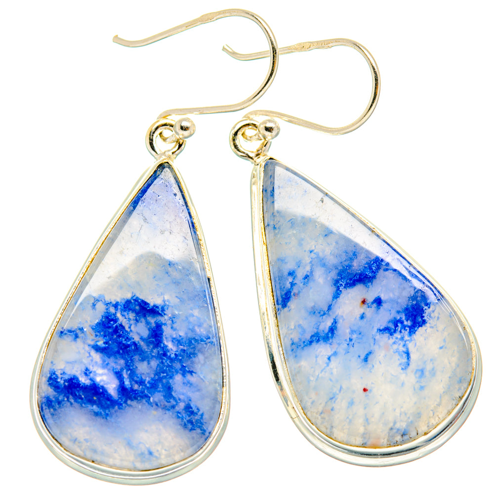 Sodalite Earrings handcrafted by Ana Silver Co - EARR428000 - Photo 2