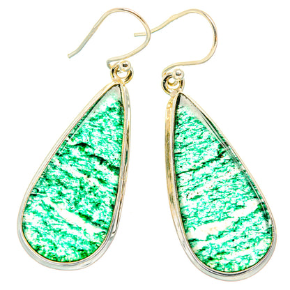 Green Aventurine Earrings handcrafted by Ana Silver Co - EARR428009 - Photo 2