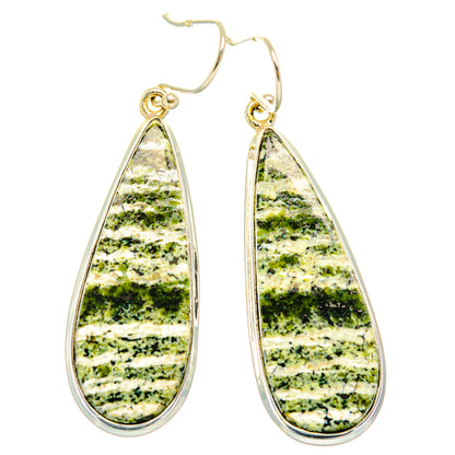 Green Swiss Opal Earrings handcrafted by Ana Silver Co - EARR428022 - Photo 2