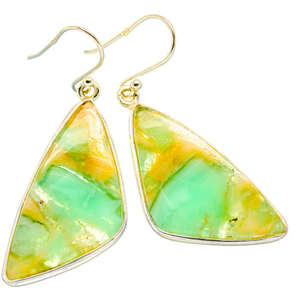 Peruvian Opal Earrings handcrafted by Ana Silver Co - EARR428027 - Photo 2