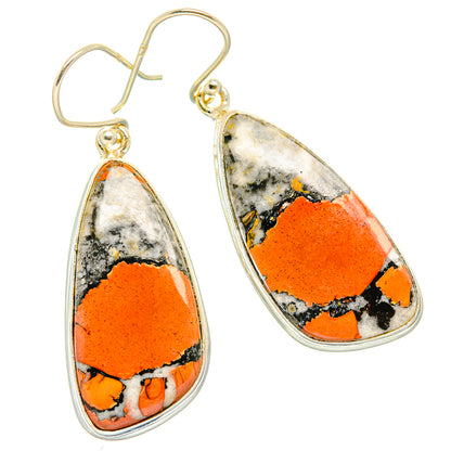 Maligano Jasper Earrings handcrafted by Ana Silver Co - EARR428038 - Photo 2