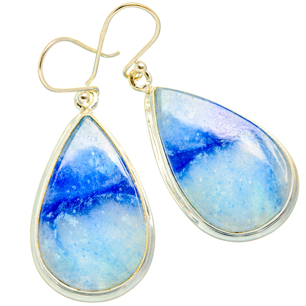 Sodalite Earrings handcrafted by Ana Silver Co - EARR428053 - Photo 2