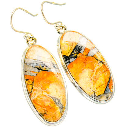 Maligano Jasper Earrings handcrafted by Ana Silver Co - EARR428057 - Photo 2