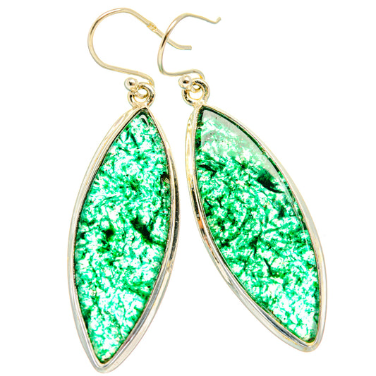 Green Aventurine Earrings handcrafted by Ana Silver Co - EARR428061 - Photo 2