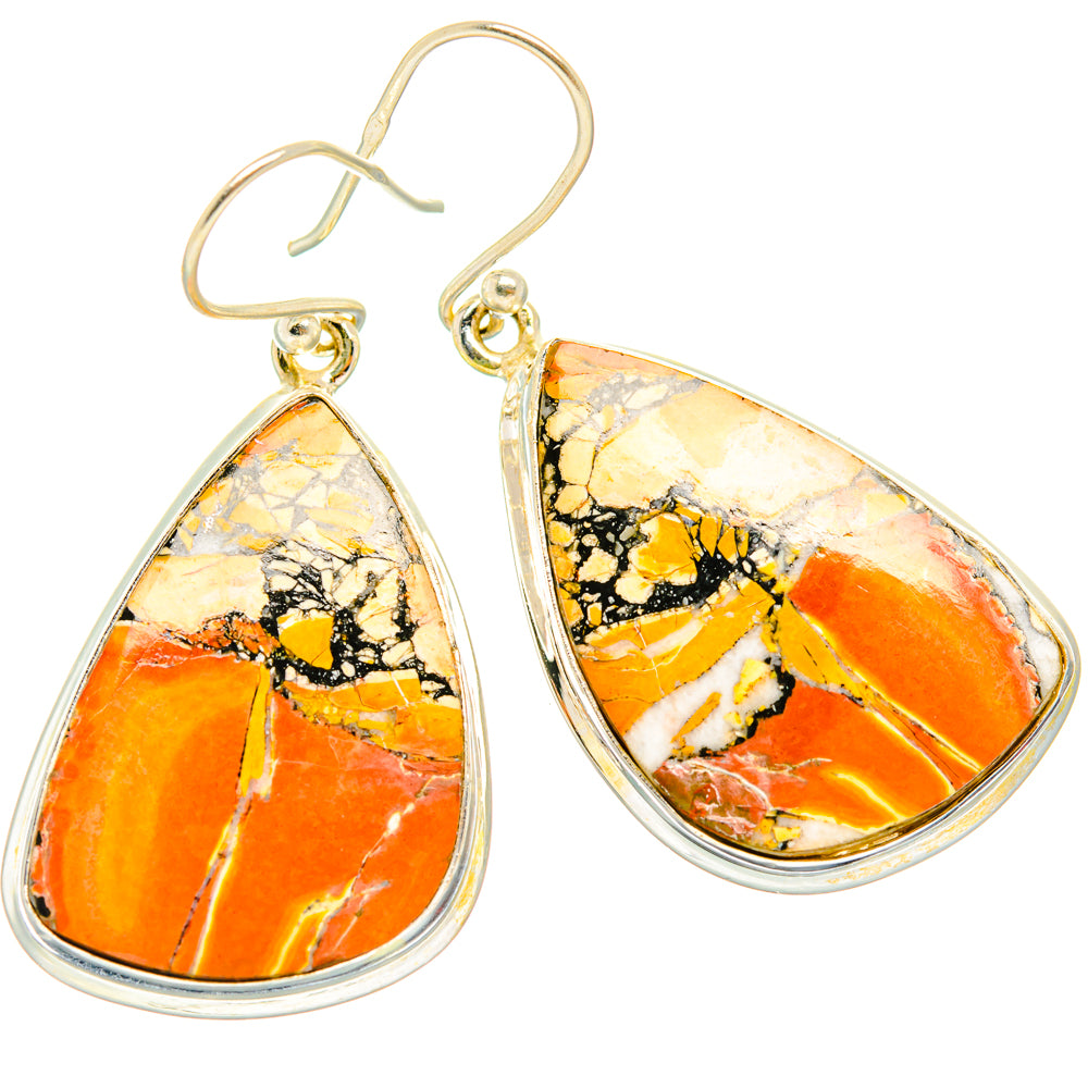 Maligano Jasper Earrings handcrafted by Ana Silver Co - EARR428064 - Photo 2