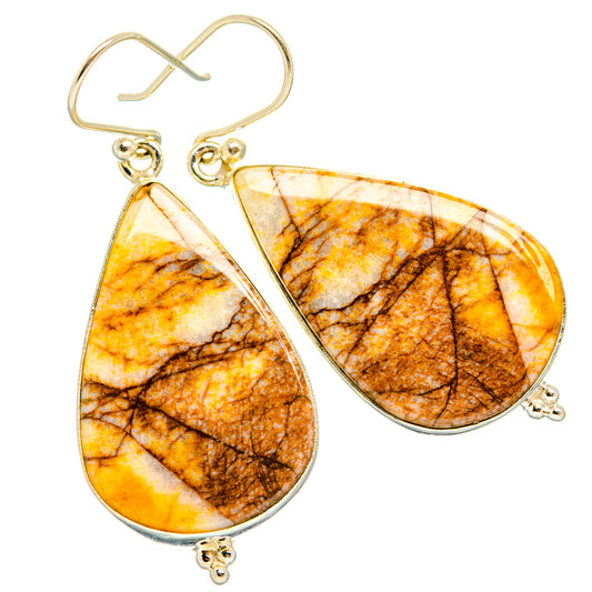 Picture Jasper Earrings handcrafted by Ana Silver Co - EARR428071 - Photo 2