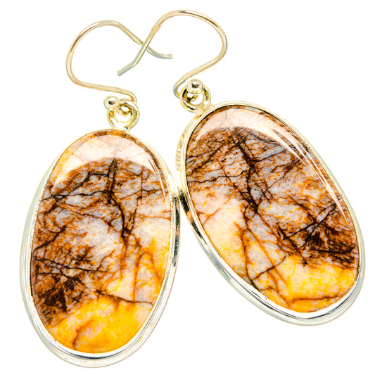 Picture Jasper Earrings handcrafted by Ana Silver Co - EARR428079 - Photo 2