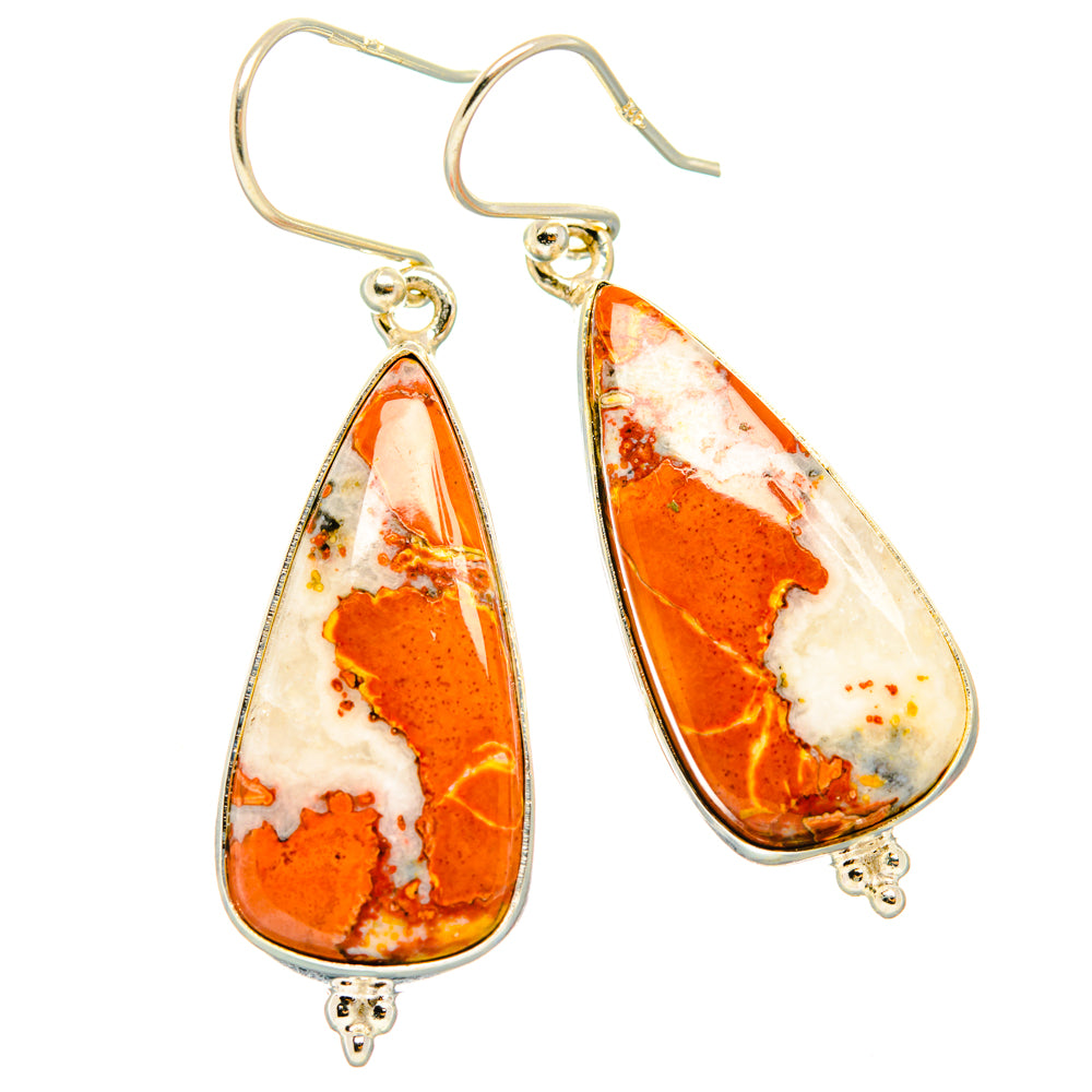 Maligano Jasper Earrings handcrafted by Ana Silver Co - EARR428087 - Photo 2