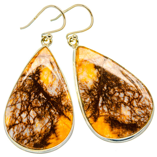 Picture Jasper Earrings handcrafted by Ana Silver Co - EARR428097 - Photo 2