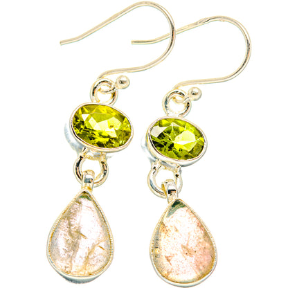 Labradorite Earrings handcrafted by Ana Silver Co - EARR428105 - Photo 2