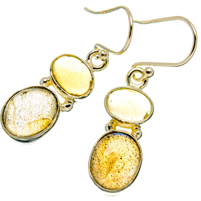Labradorite Earrings handcrafted by Ana Silver Co - EARR428106 - Photo 2