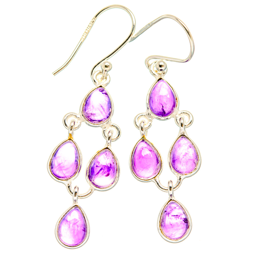 Amethyst Earrings handcrafted by Ana Silver Co - EARR428108 - Photo 2