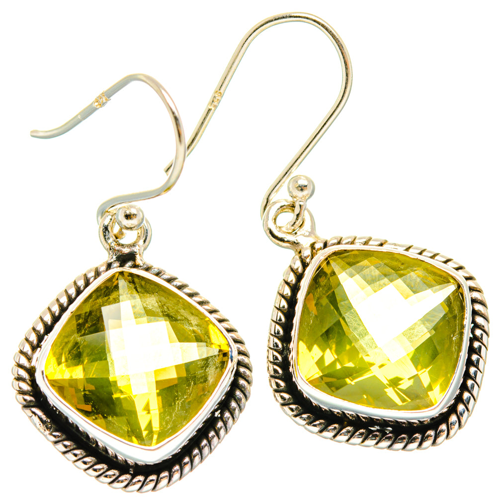 Peridot Earrings handcrafted by Ana Silver Co - EARR428109 - Photo 2