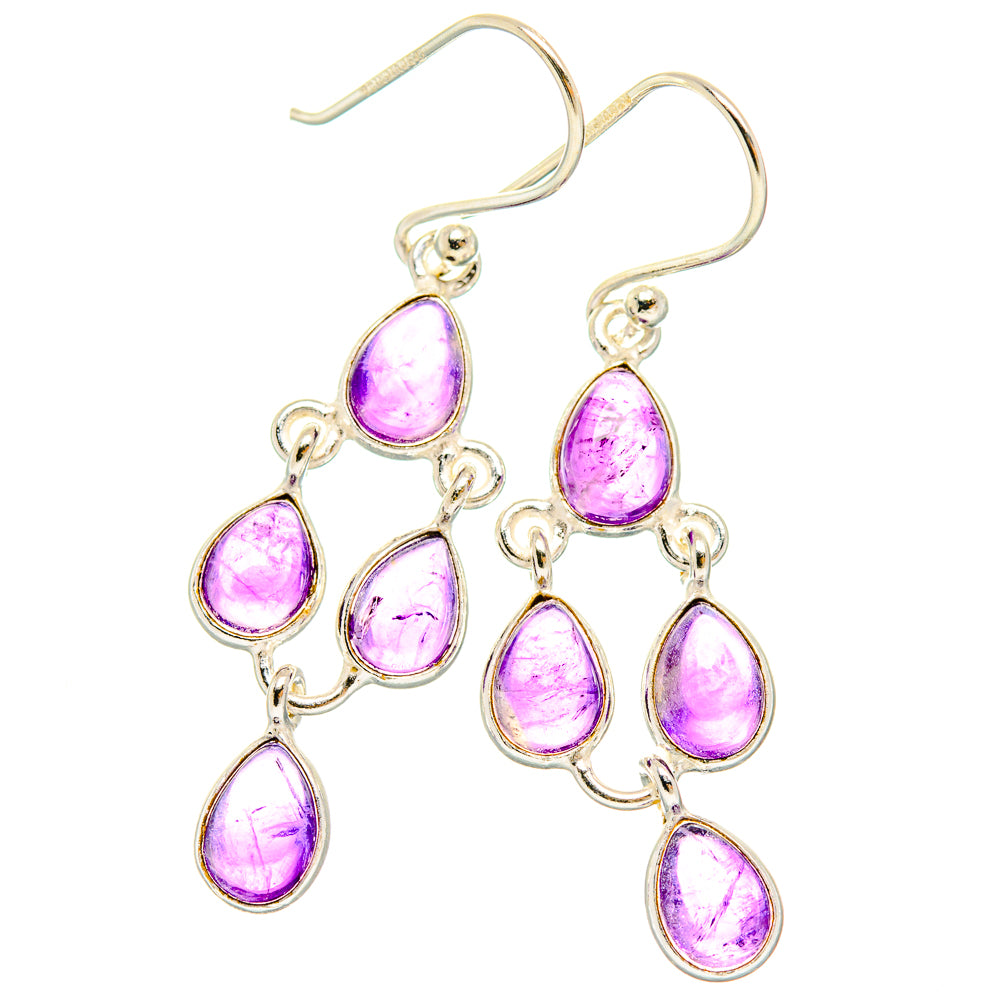 Amethyst Earrings handcrafted by Ana Silver Co - EARR428115 - Photo 2