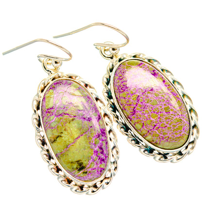 Stichtite Earrings handcrafted by Ana Silver Co - EARR428116 - Photo 2