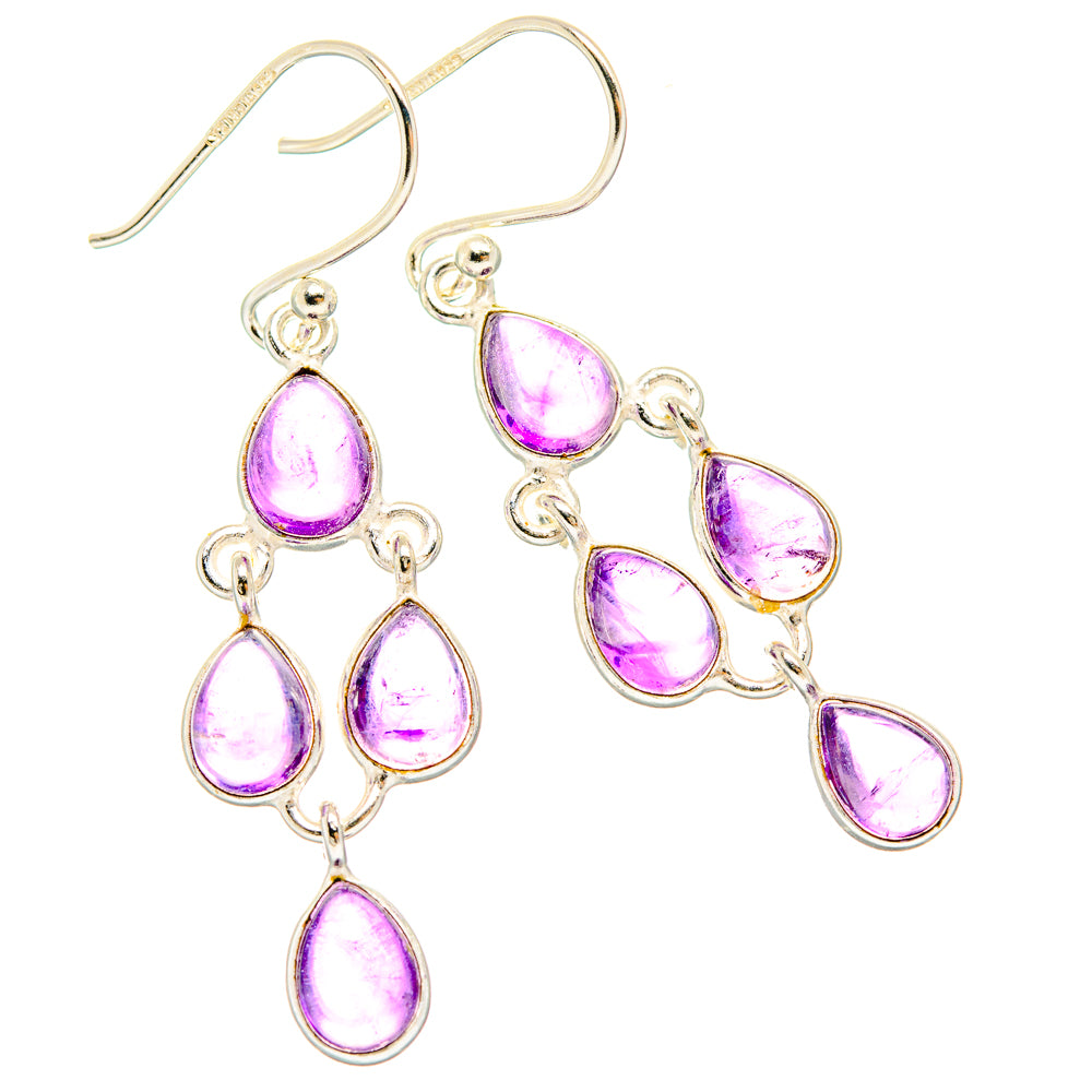 Amethyst Earrings handcrafted by Ana Silver Co - EARR428122 - Photo 2