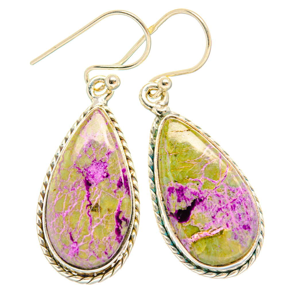 Stichtite Earrings handcrafted by Ana Silver Co - EARR428140 - Photo 2