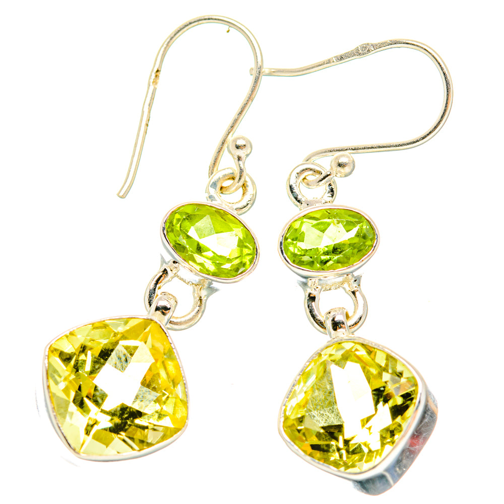 Citrine Earrings handcrafted by Ana Silver Co - EARR428146 - Photo 2